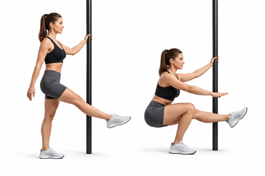 Assisted Pistol Squat