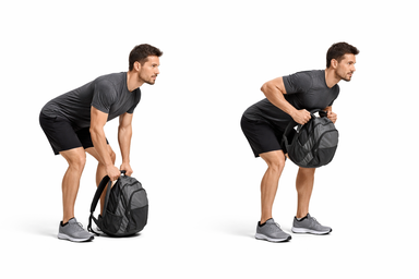 Backpack Bent-Over Row