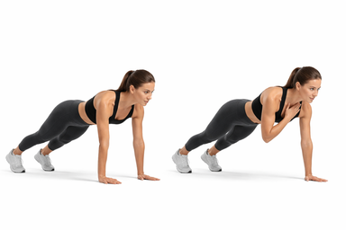 Bear Plank Shoulder Tap