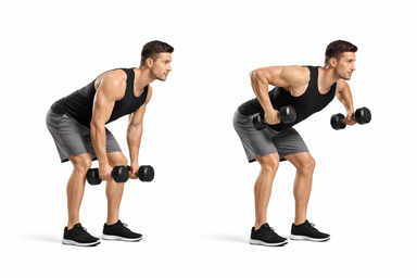 Dumbbell Rear Delt Row
