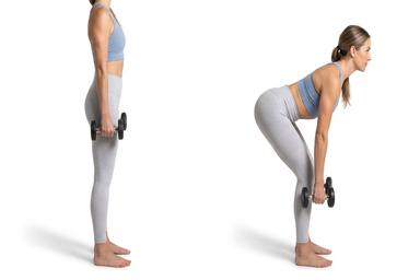 Dumbbell Standing Hip Hinge