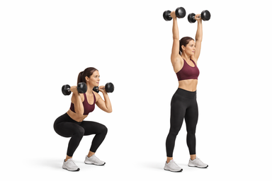 Dumbbell Thruster
