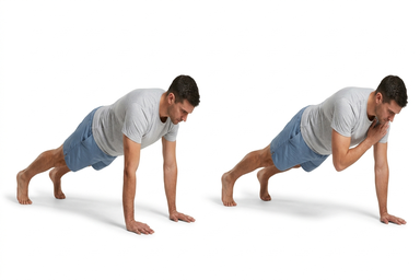 Forearm Plank Shoulder Taps