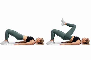 Glute Bridge March