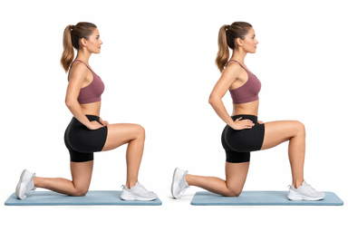 Half-Kneeling Hip Flexor Stretch