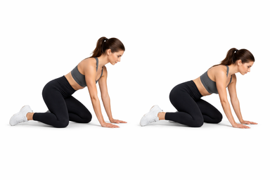 Half-Kneeling Hip IR Rock-Back
