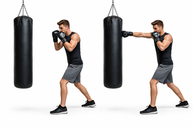Heavy Bag Combination Work