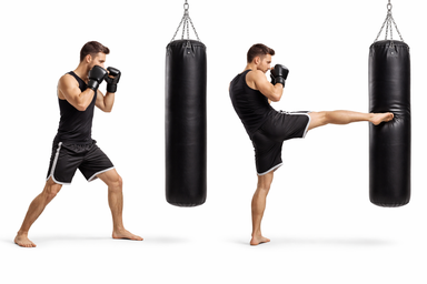 Heavy Bag Roundhouse Kick