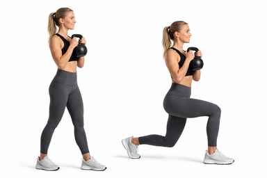 Kettlebell Reverse Lunge