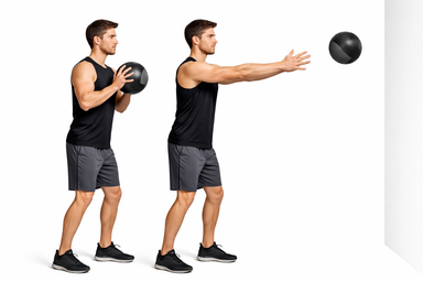 Medicine Ball Chest Pass