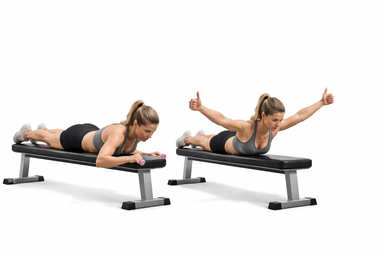 Prone Y Raise