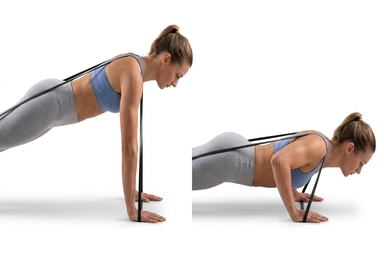 Resistance Band Push Up
