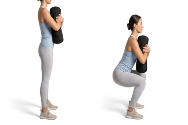 Sandbag Bear Hug Squat