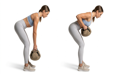 Sandbag Bent Over Row