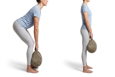 Sandbag Deadlift