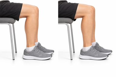 Seated Ankle Dorsiflexion Pulses