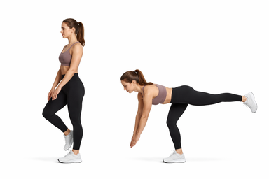 Single-Leg RDL (Hip Hinge Balance)