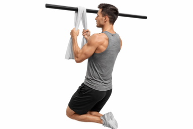Towel Pull-Up Bar Hold