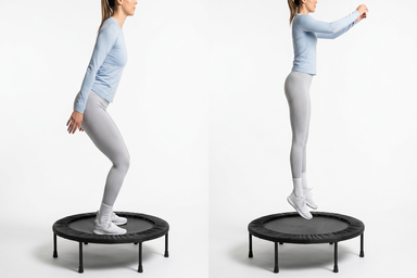Trampoline Squat Jump